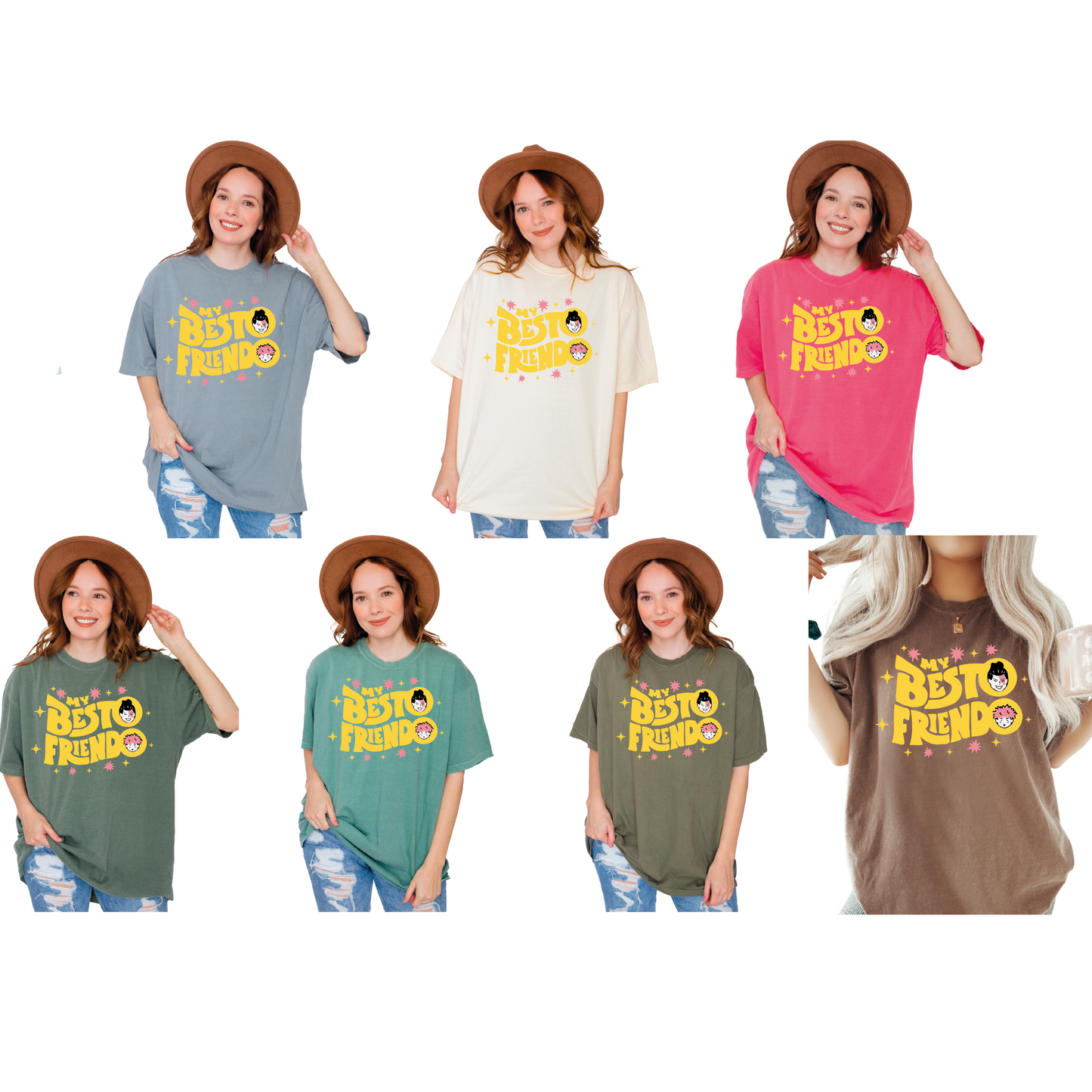 Besto Friendo Comfort Colors Unisex Adult Shirts